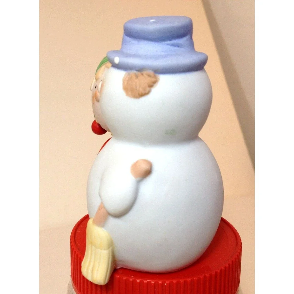 Vintage Bumpkins Snowman & Child by Fabrizio Winter Decoration 3 3/4